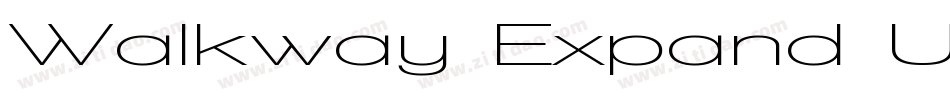 Walkway Expand UltraBold字体转换